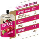 Nutri-Bay | BAOUW - Purée Énergétique BIO (90g) - Framboise-Fraise-Basilic
