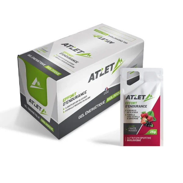 Atlet Gels Énergétiques BIO Box (45x25g) - Goût au choix