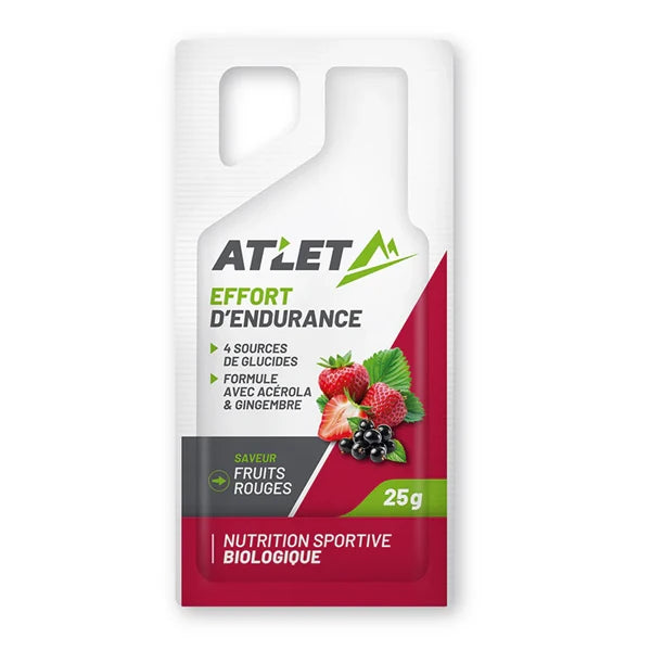 Atlet Gel Énergétique BIO (25g) - Fruits Rouges