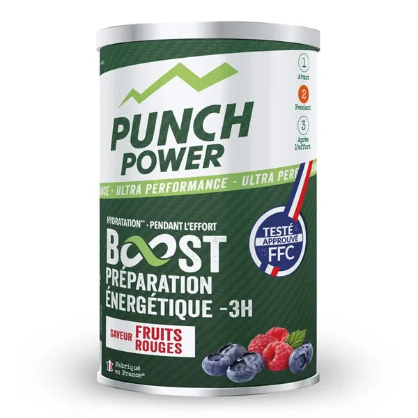 Punch Power Boost Énergétique -3h (500g) - Fruits Rouges