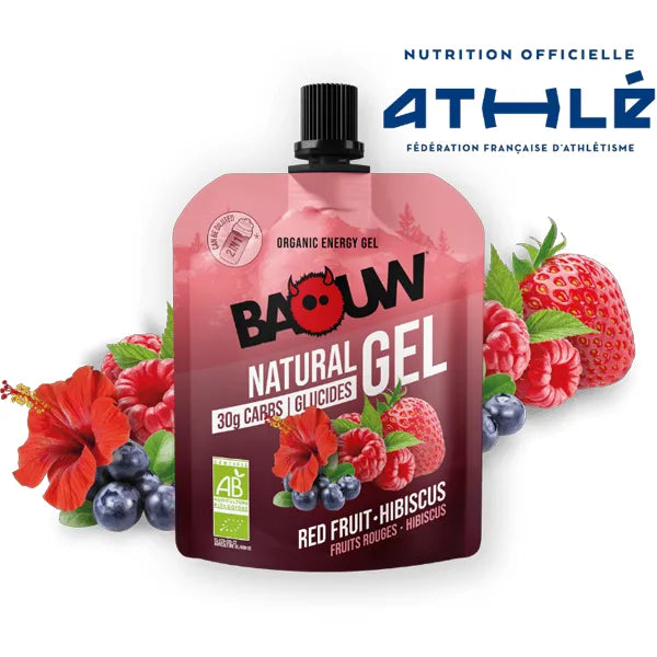 Baouw Gel Naturel BIO (85g) - Fruits Rouges & Hibiscus