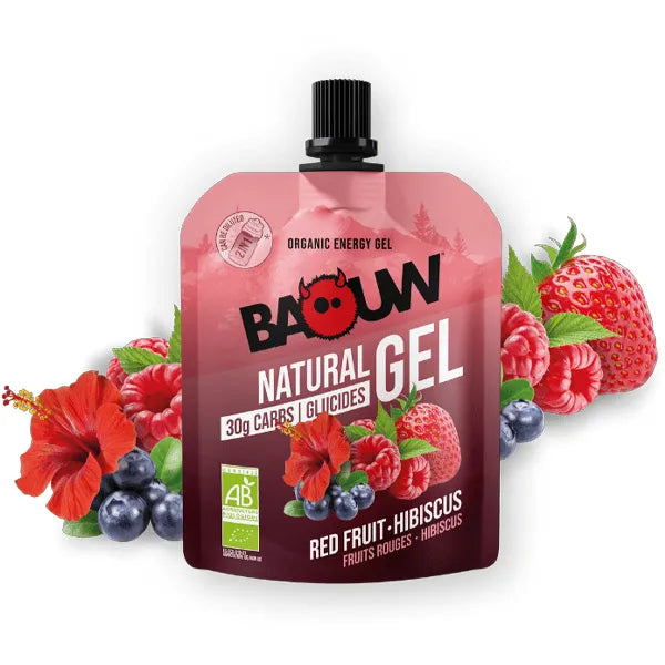 Baouw Gel Naturel BIO (85g) - Fruits Rouges & Hibiscus