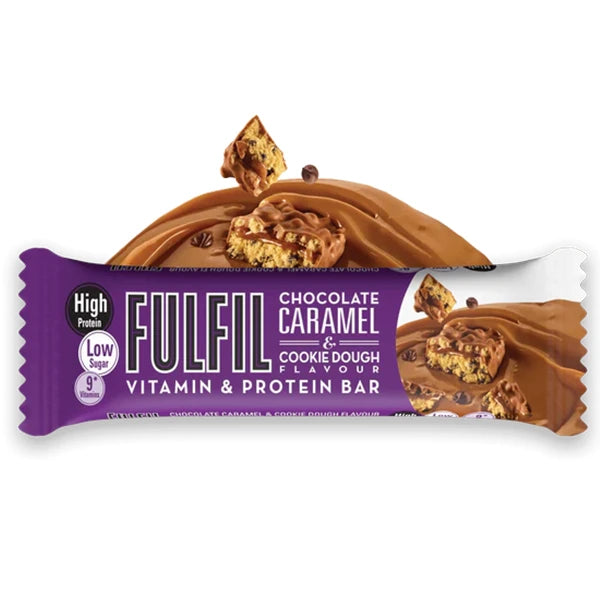 Nutri-Bay | FULFIL - Vitamin & Protein Bar (55g) - Chocolate Caramel & Cookie Dough