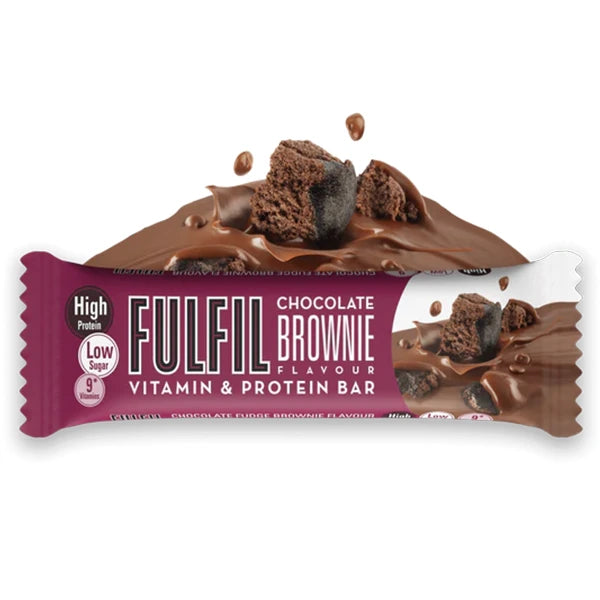 Nutri-Baía | FULFILL - Barra de Vitaminas e Proteínas (55g) - Brownie de Chocolate