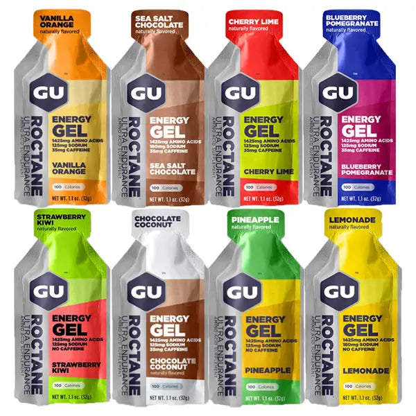 Nutri-Bahía | GU ENERGY - Geles energéticos Roctane Ultra Endurance (8x32g) - Discovery Pack