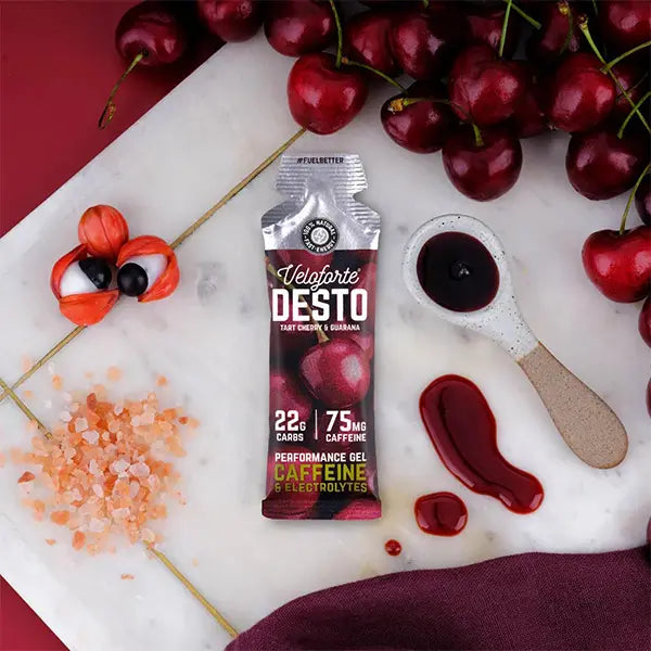 Veloforte Desto Energy Gel (33g) - Cerises Griottes et Guarana
