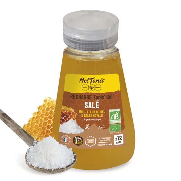 Meltonic Recharge Eco Tonic'Gel Salé BIO (250g) - Miel, Fleur de sel & Gelée royale