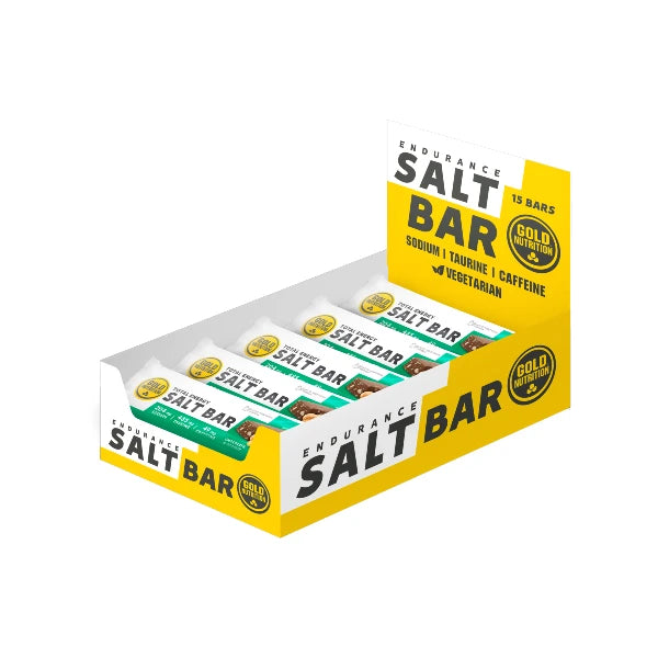 GoldNutrition Endurance Salt Bar Box (15x40g) - Goût au choix