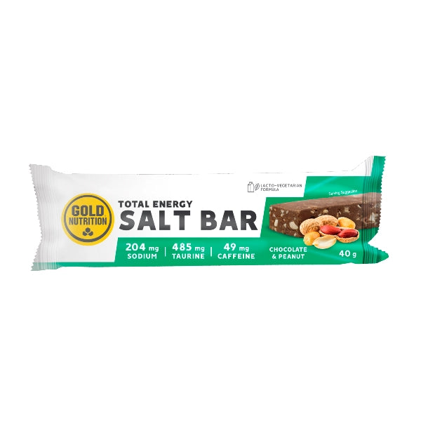 Nutri-baía | GoldNutrition - Endurance Salt Bar (40g) Chocolate-Amendoim