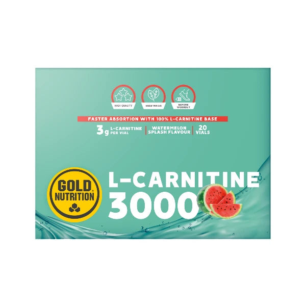 Nutri bahía | GoldNutrition - L-Carnitine 3000 (20 Unidoses) Sandía