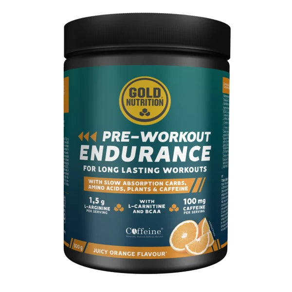 Nutri bay | GoldNutrition - Pre-Workout Endurance (300g) - Orange