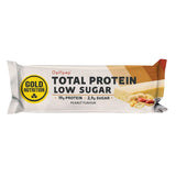 Nutri Bay | GoldNutrition Proteinriegel mit niedrigem Zuckergehalt (60 g) - Knusprige Erdnuss