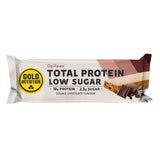 Nutri Bay | GoldNutrition Proteinriegel mit niedrigem Zuckergehalt (60 g) Double Chocolate