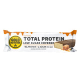 Total Protein Riegel mit niedrigem Zuckerüberzug (30 g) – gesalzenes Karamell