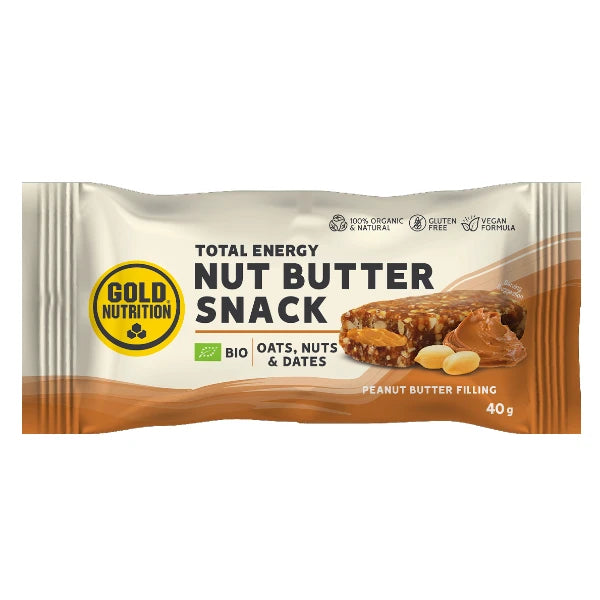 Baía Nutri | GoldNutrition - BIO Nut Butter Snack Bar (40g) - Manteiga de Amendoim