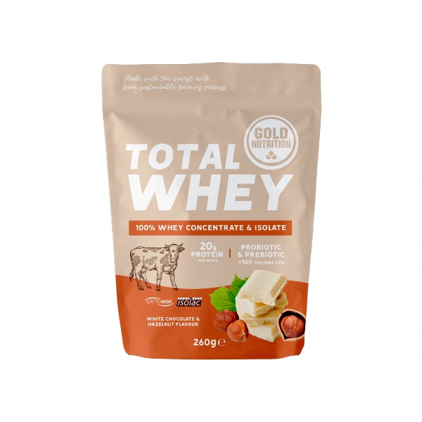 GoldNutrition Total Whey (260g) - White Chocolate & Hazelnut