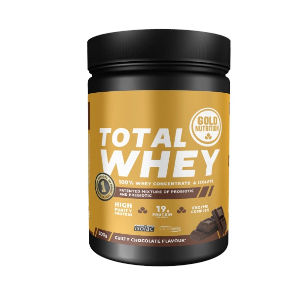 Nutri-baía | GoldNutrition - Whey Total (800g) - Chocolate