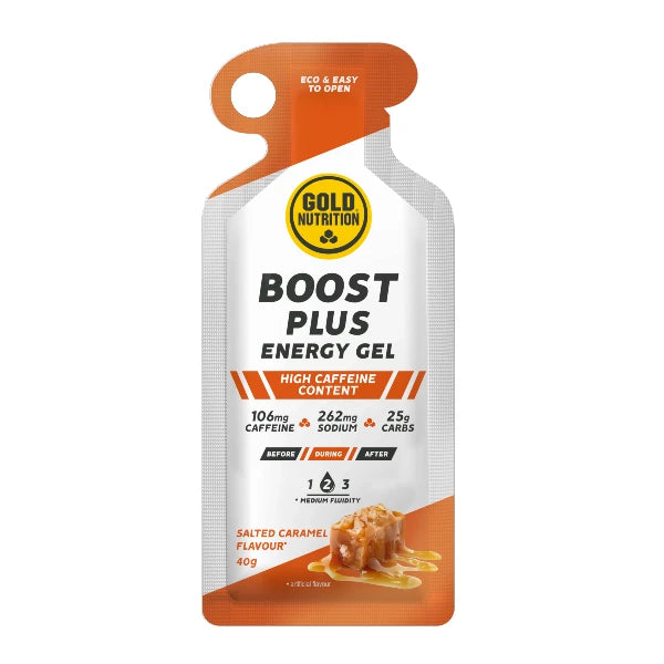 GoldNutrition Boost Plus Energy Gel (40g) - Salted Caramel