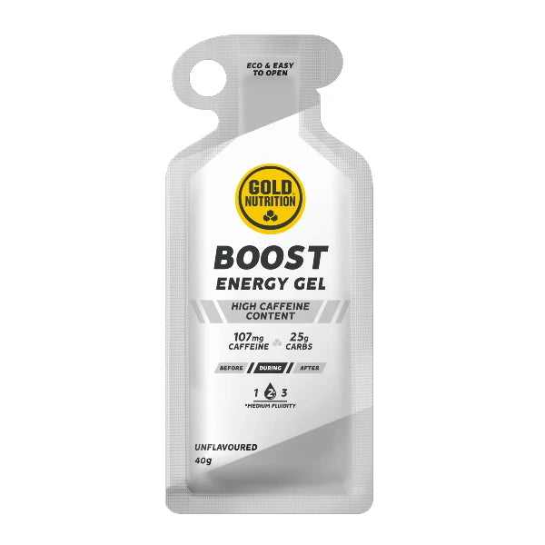 Nutri bahía | GoldNutrition - Gel energético Boost Plus (40 g) - Sin sabor