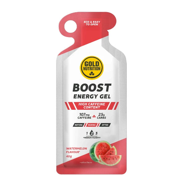 Nutri bahía | GoldNutrition - Gel energético Boost Plus (40g) - Sandía