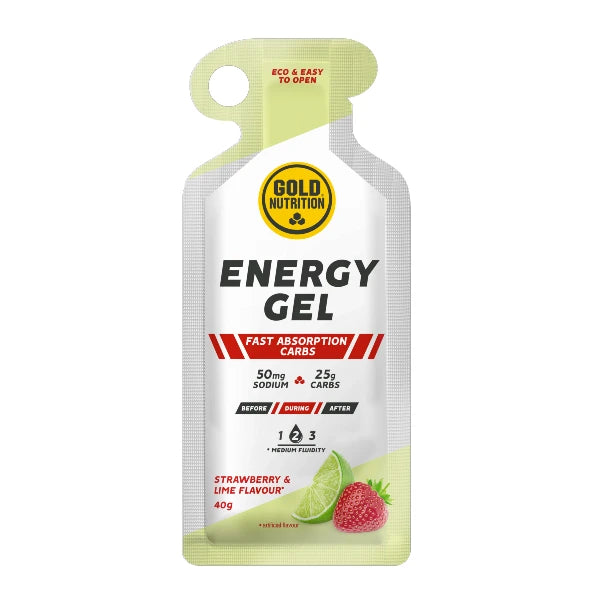 Nutri bay | GoldNutrition - Energy Gel (40g) - Strawberry-Lime