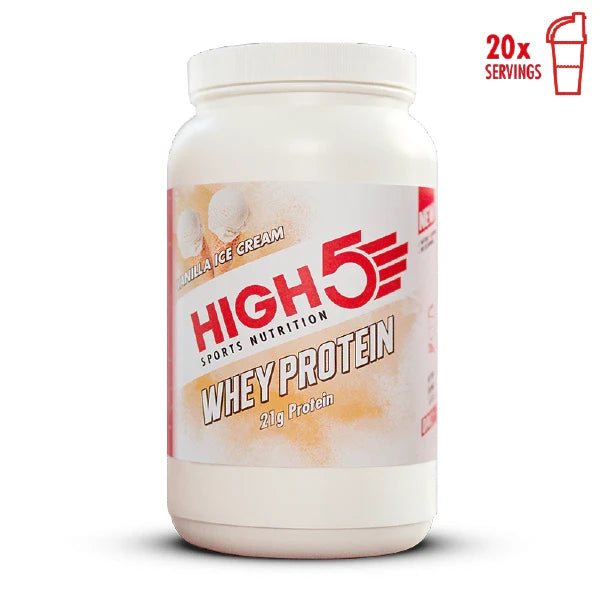 Nutri-Bay | High5 - Proteine ​​del siero di latte (700 g) - Gelato alla vaniglia