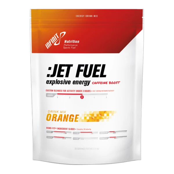 Infinit Nutrition Jet Fuel - Explosive Energy Caffeine Boost (1,4kg) - Orange - DDM 01.07.2026