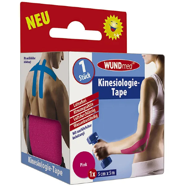 Nutri-Bay | CURATONIX - Kinesiology Tape - 5cm x 5 m - Color of your choice