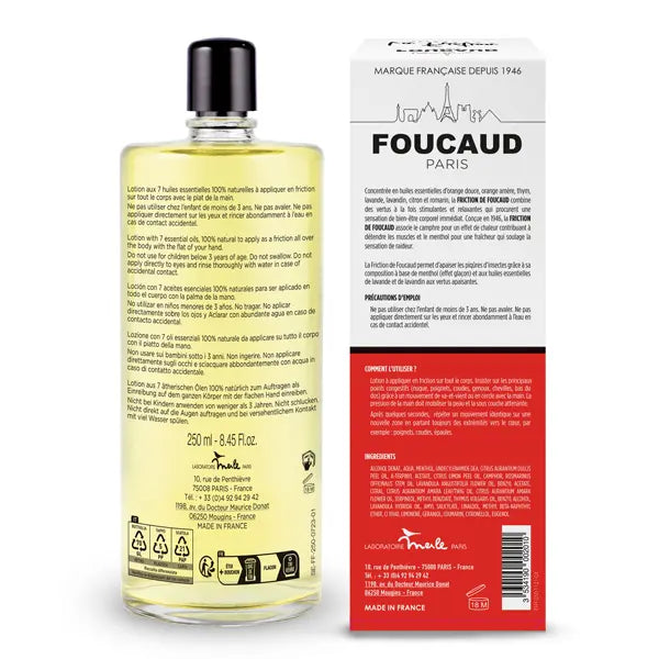 Eafit Friction de Foucaud (250ml) - Lotion Tonique Huiles Essentielles