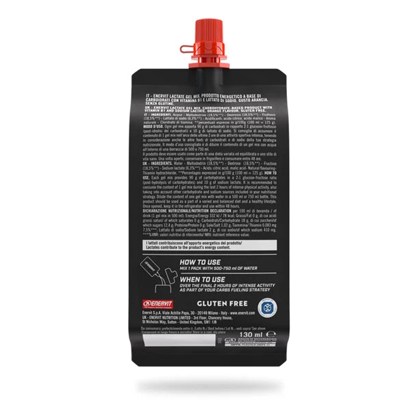 Enervit C2:1PRO Lactate Gel Mix – 90 g Glucides & Lactate | Nutri-Bay