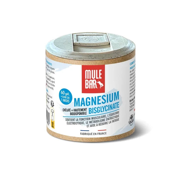 Mulebar Magnésium bisglycinate (60 gélules)