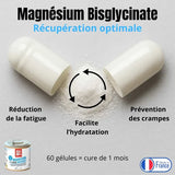 Magnésium Bisglycinate Mulebar – 60 gélules | Nutri-Bay
