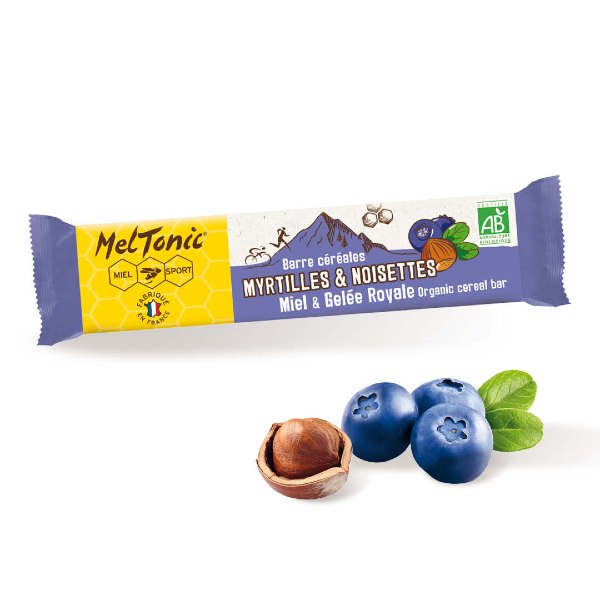 Nutri-bay | MELTONIC - Organic cereal bar - Blueberries & Hazelnuts