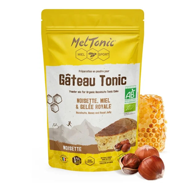 Meltonic Gâteau Énergétique BIO (350g) - Noisette, Miel & Gelée royale