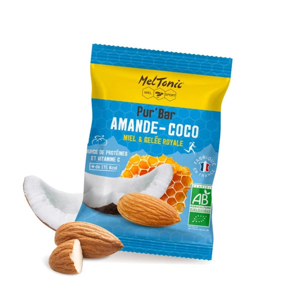 Meltonic Pur' Bar BIO (50g) - Amande-Coco, Miel & Gelée Royale