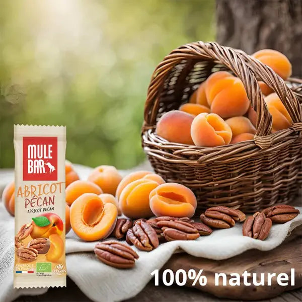 Mulebar Barre Énergétique BIO (40g) - Abricot Pécan