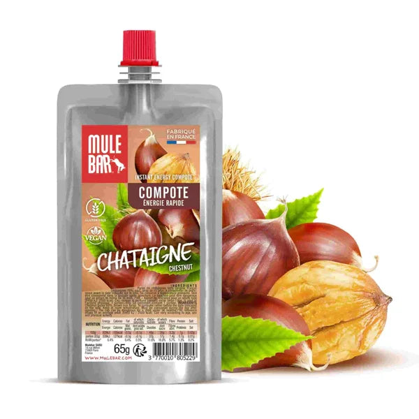 Mulebar Pulpe de Fruit Énergétique (65g) - Châtaigne