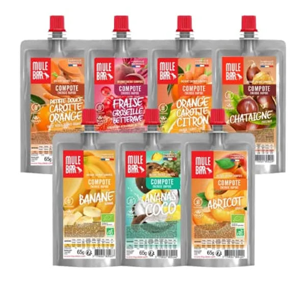 Mulebar Pulpes de Fruits Énergétiques - Discovery Pack