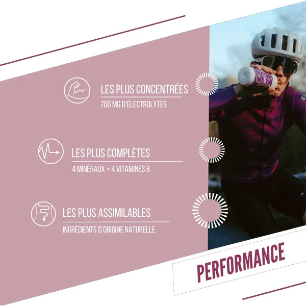 Baouw Pastilles d'Électrolytes (10x5g) - Mûre & Cassis