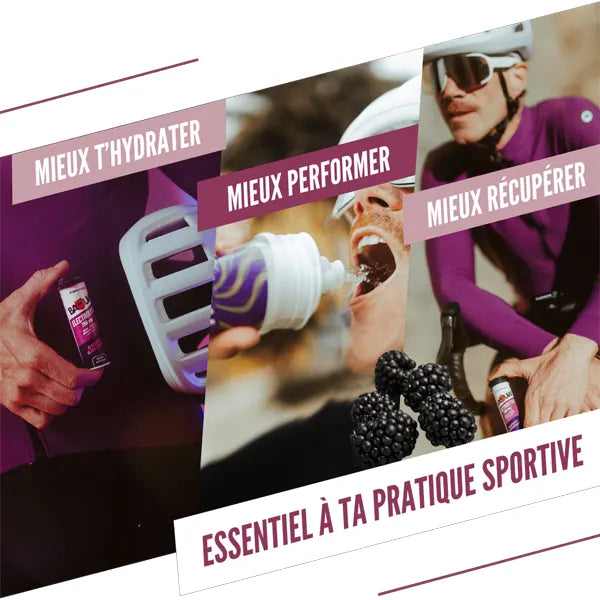 Baouw Pastilles d'Électrolytes (10x5g) - Mûre & Cassis