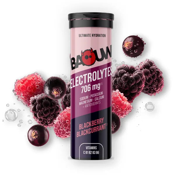 Baouw Pastilles d'Électrolytes (10x5g) - Mûre & Cassis