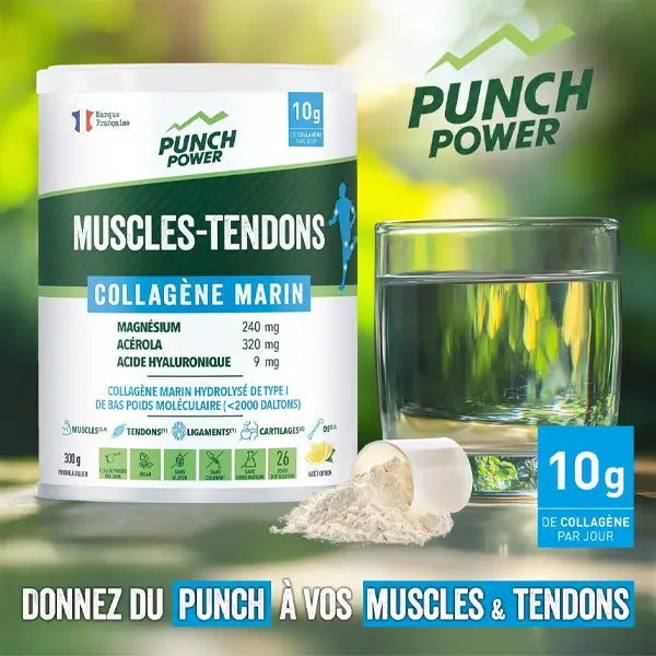 Punch Power Collagène Marin - Muscles & Tendons (300g) - Citron