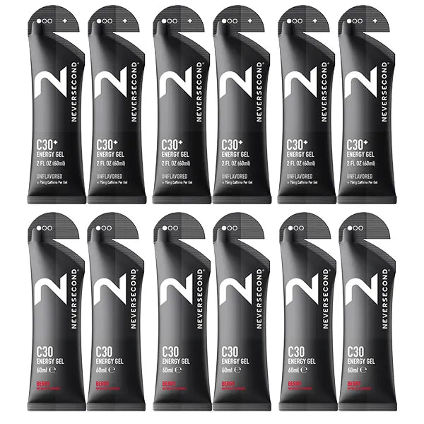 Neversecond C30 Energy Gel 6+6 Mix Pack - Goût au choix