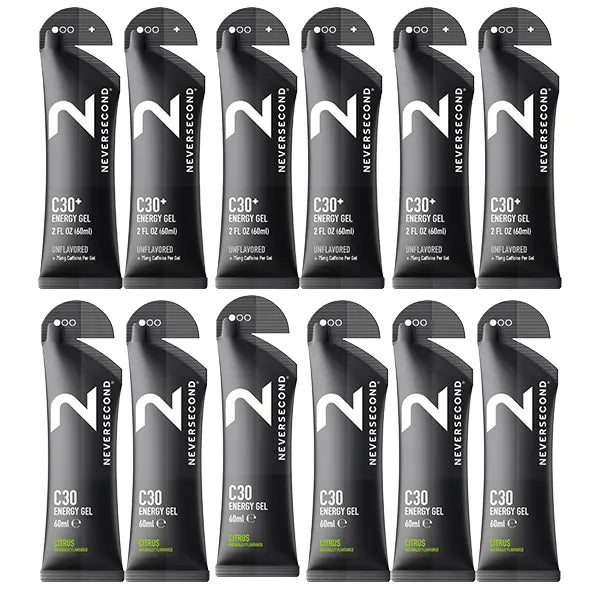 Neversecond C30 Energy Gel 6+6 Mix Pack - Goût au choix