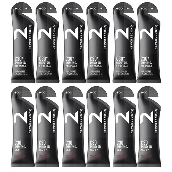 Neversecond C30 Energy Gel 6+6 Mix Pack - Goût au choix