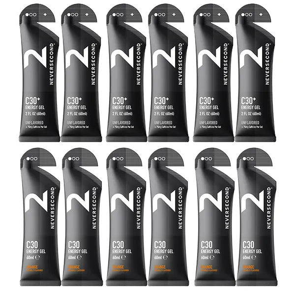 Neversecond C30 Energy Gel 6+6 Mix Pack - Goût au choix