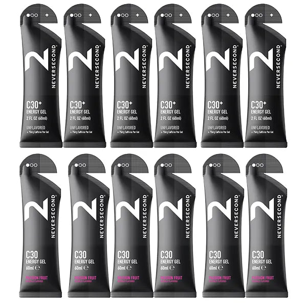 Neversecond C30 Energy Gel 6+6 Mix Pack - Goût au choix