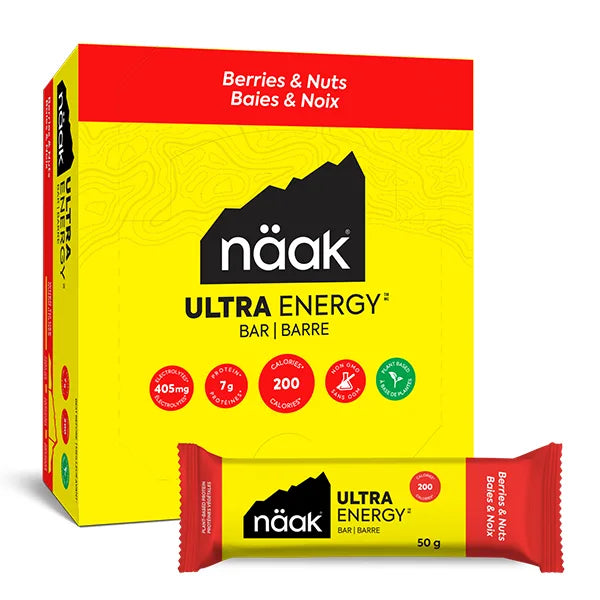 Näak Ultra Energy Bar Box (12x50g) - Goût au choix