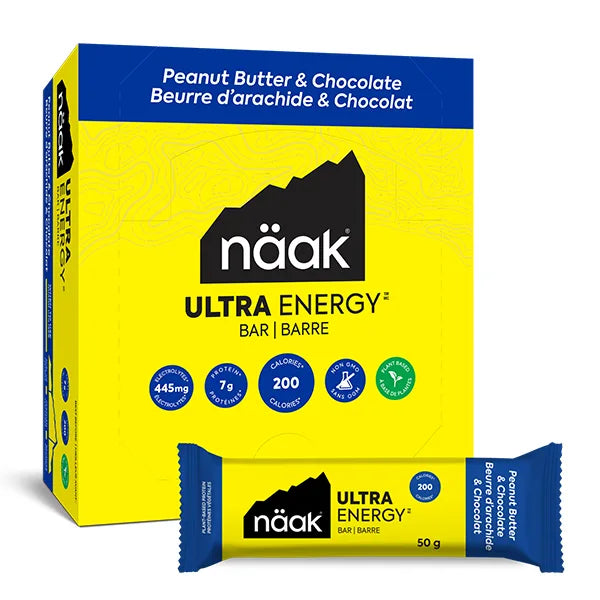 Näak Ultra Energy Bar Box (12x50g) - Goût au choix