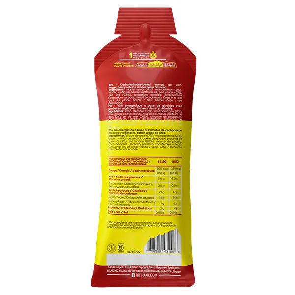 Nutri-Baía | NAAK - Gel Ultra Energético (57g) - Bordo Salgado